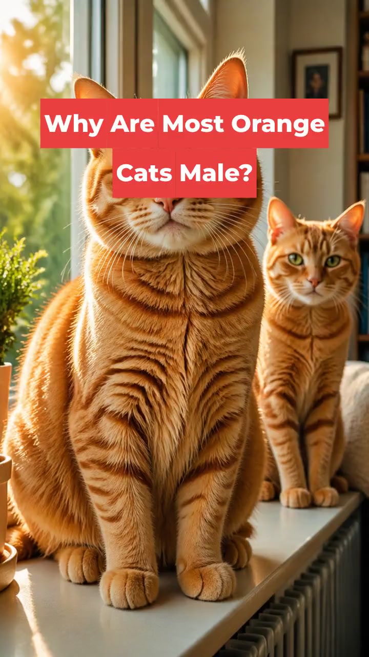 Why Are Most Orange Cats Male?