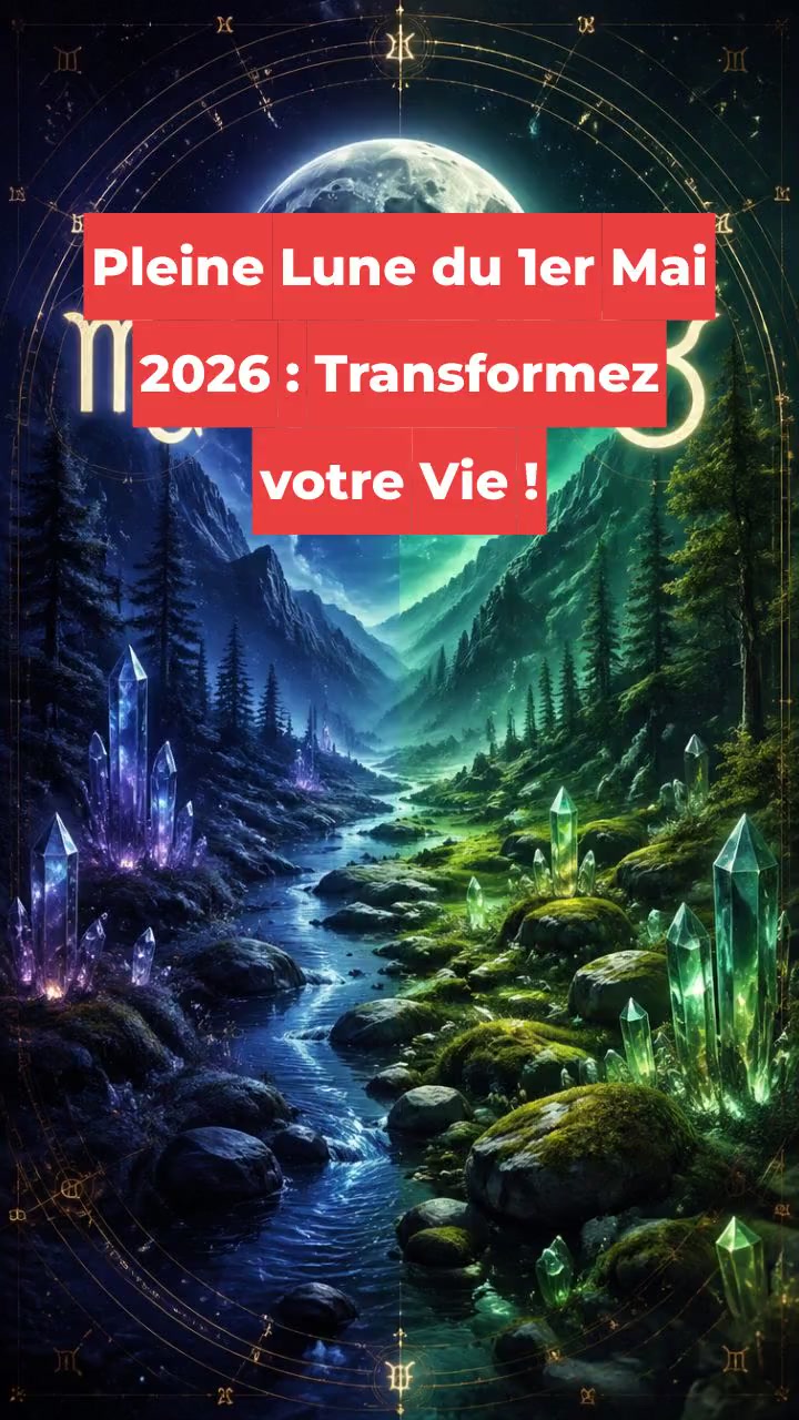 Pleine Lune du 1er Mai 2026 : Transformez votre Vie !