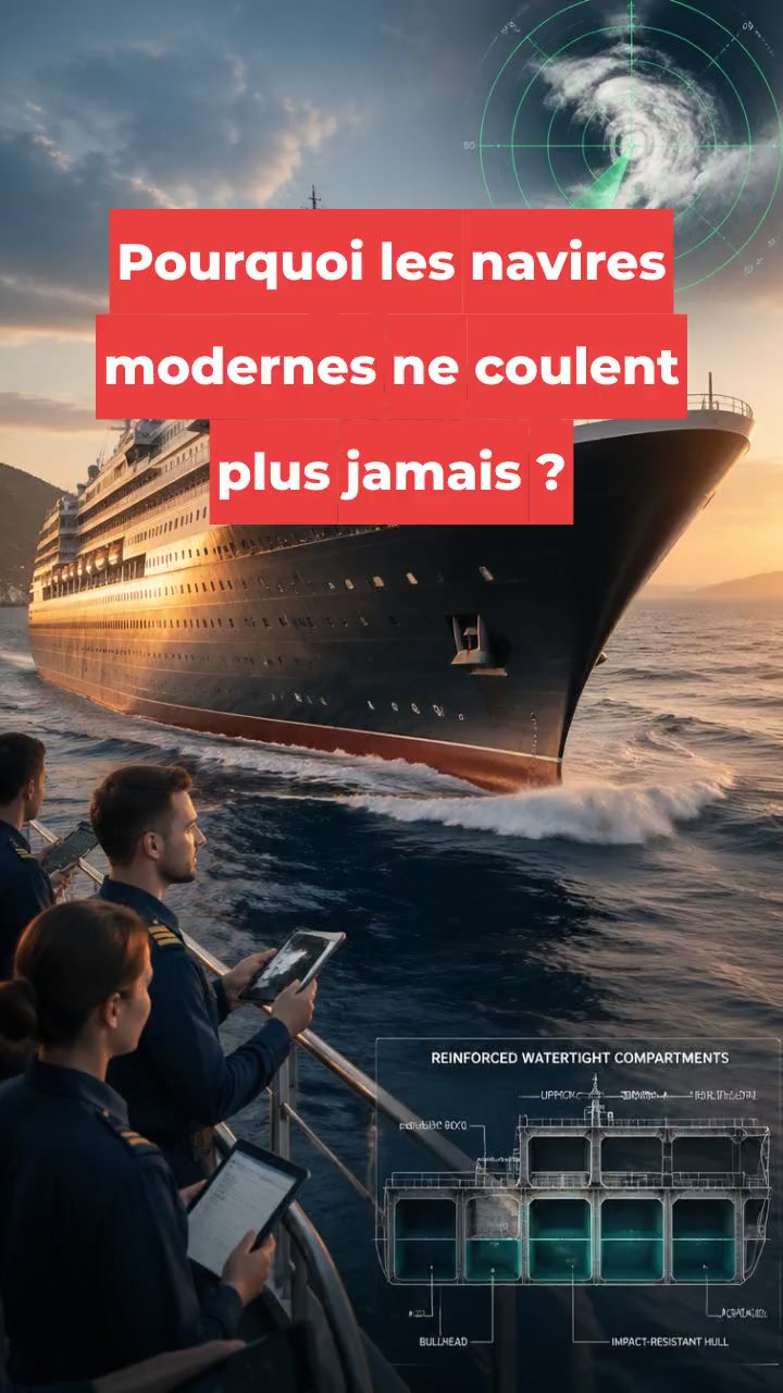 Pourquoi les navires modernes ne coulent plus jamais ?