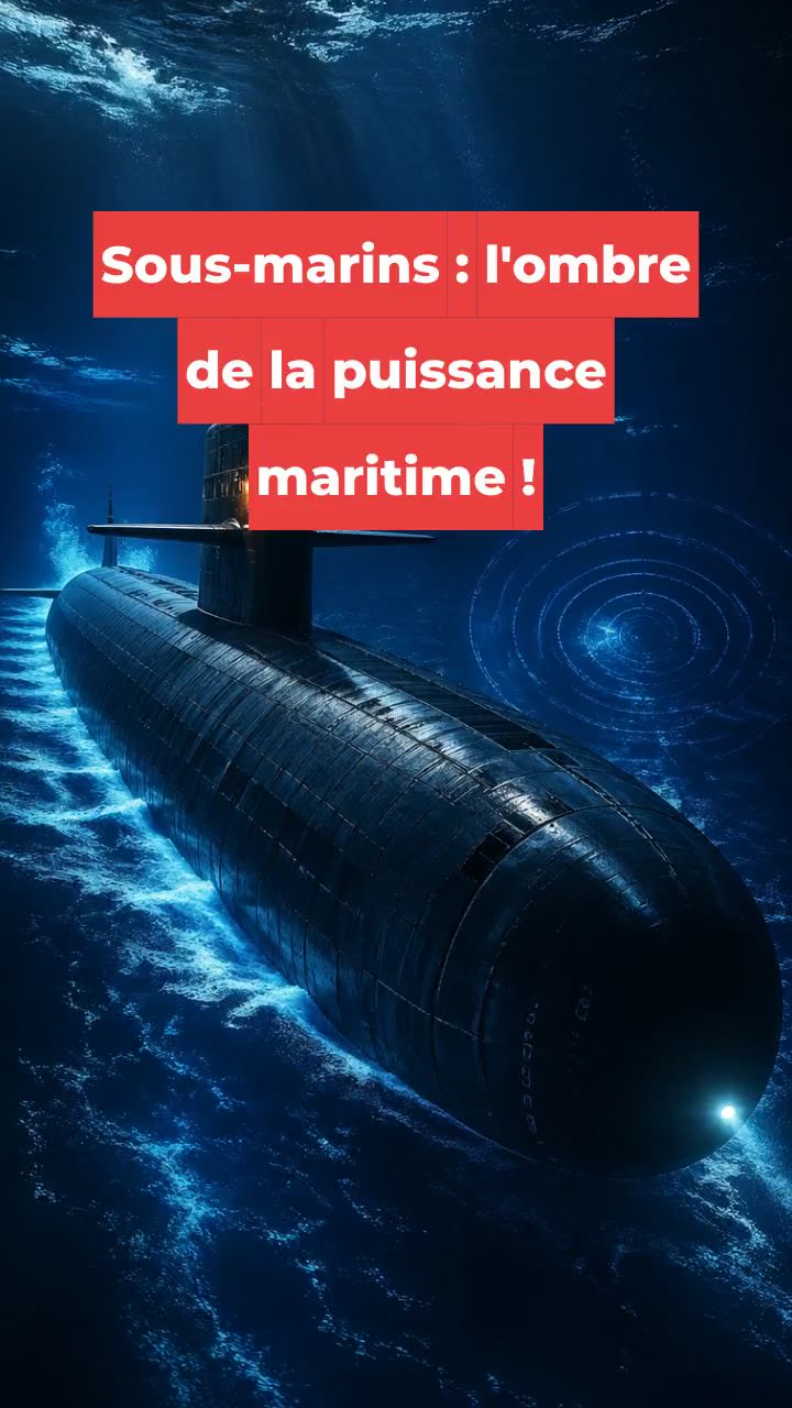 Sous-marins : l'ombre de la puissance maritime !