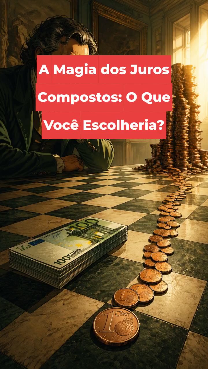 A Magia dos Juros Compostos: O Que Você Escolheria?