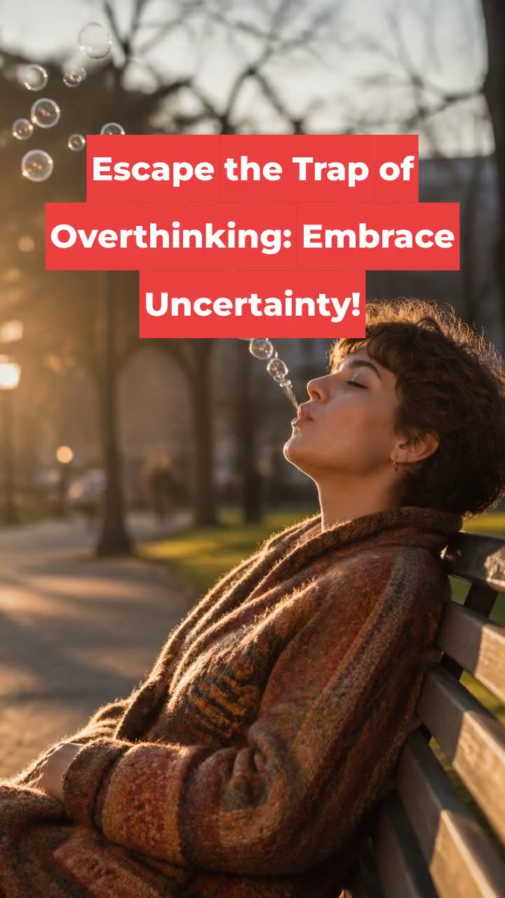 Escape the Trap of Overthinking: Embrace Uncertainty!