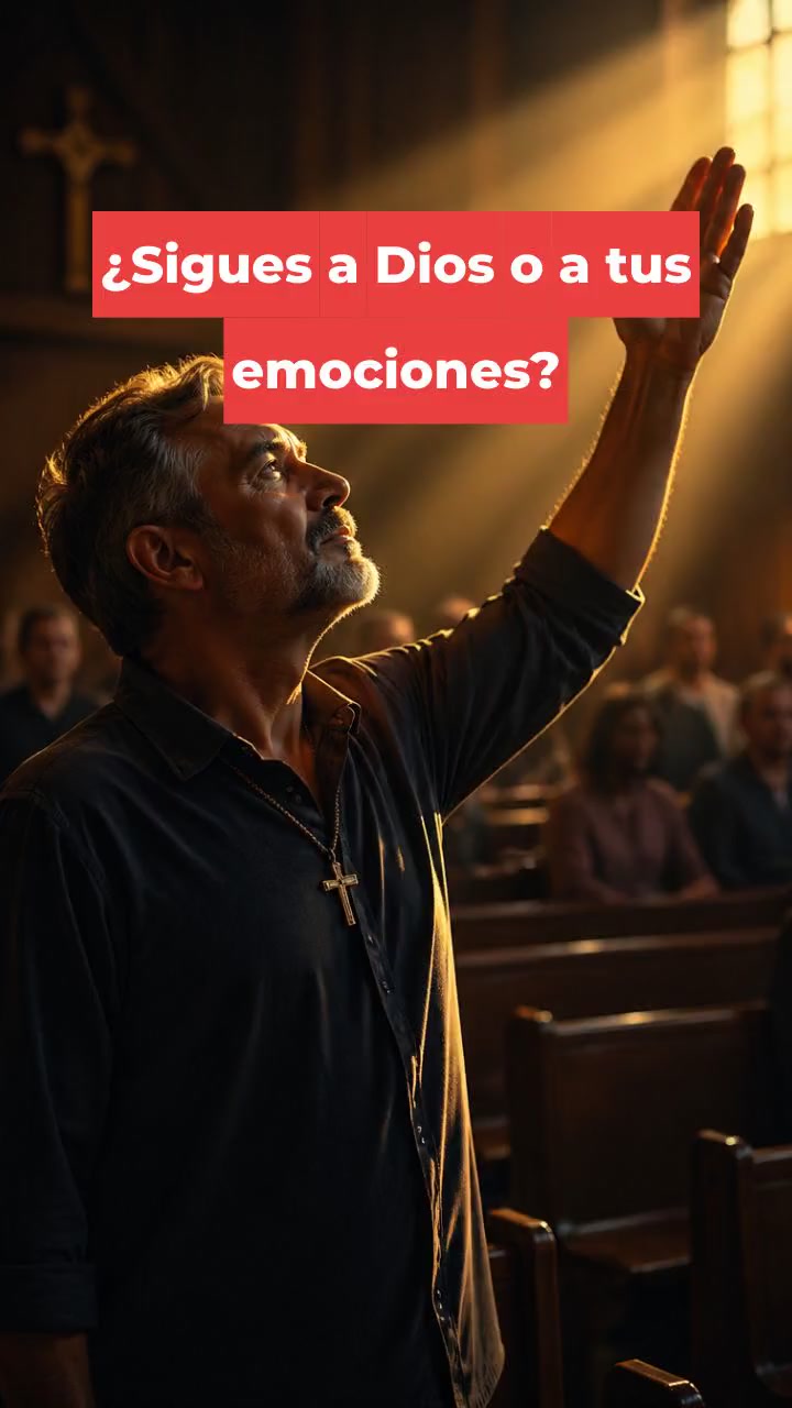 ¿Sigues a Dios o a tus emociones?