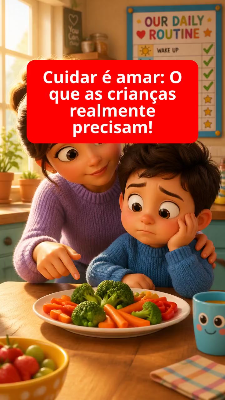 Cuidar é amar: O que as crianças realmente precisam!