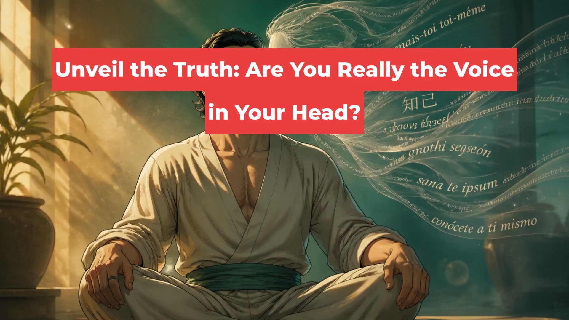 Unveil the Truth: Are You Really the Voice in Your Head?