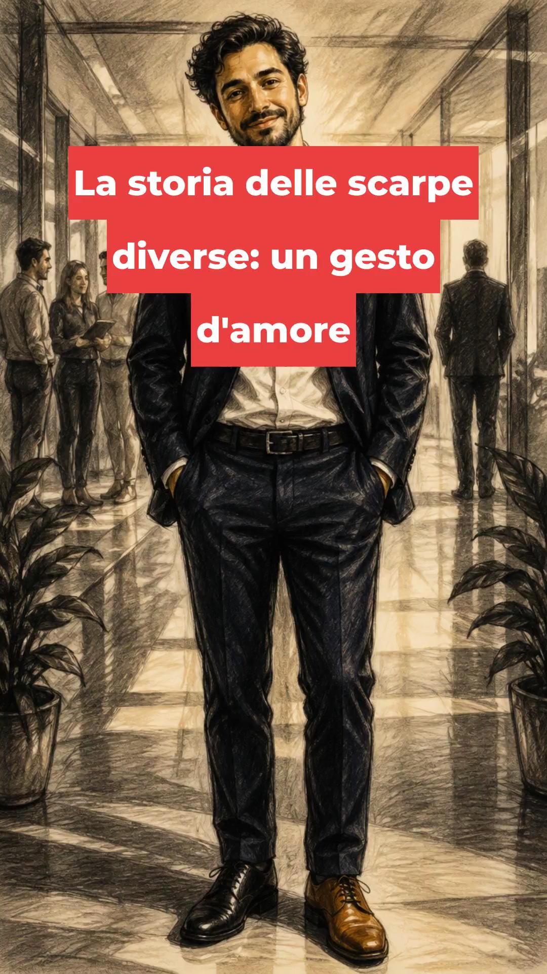 La storia delle scarpe diverse: un gesto d'amore