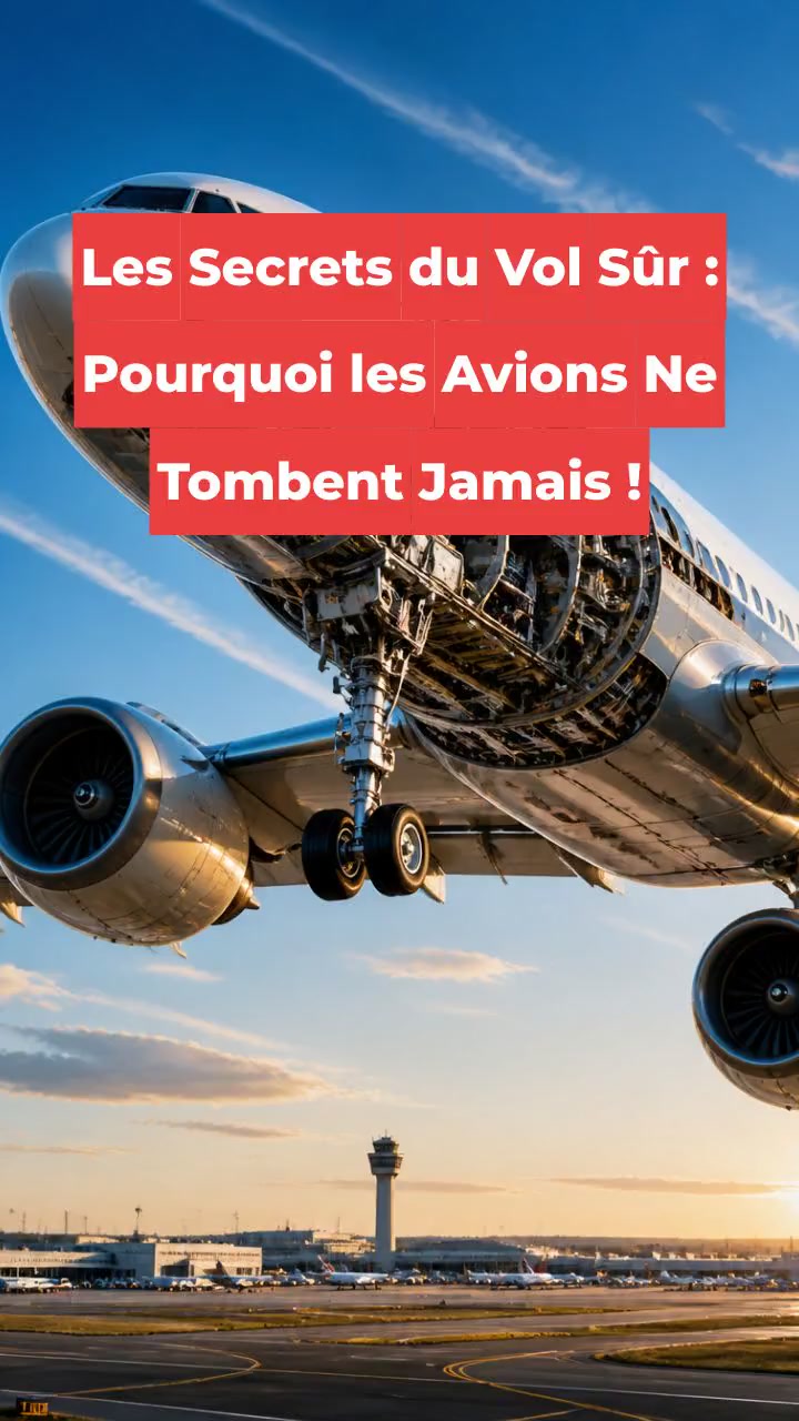 Les Secrets du Vol Sûr : Pourquoi les Avions Ne Tombent Jamais !