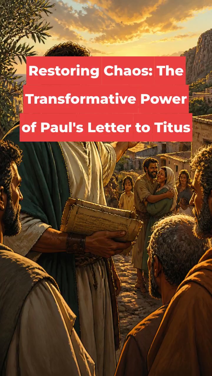 Restoring Chaos: The Transformative Power of Paul's Letter to Titus