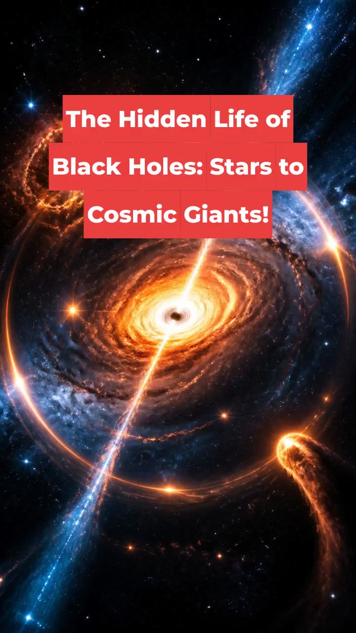 The Hidden Life of Black Holes: Stars to Cosmic Giants!