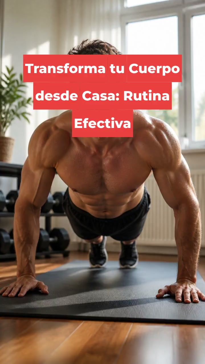 Transforma tu Cuerpo desde Casa: Rutina Efectiva