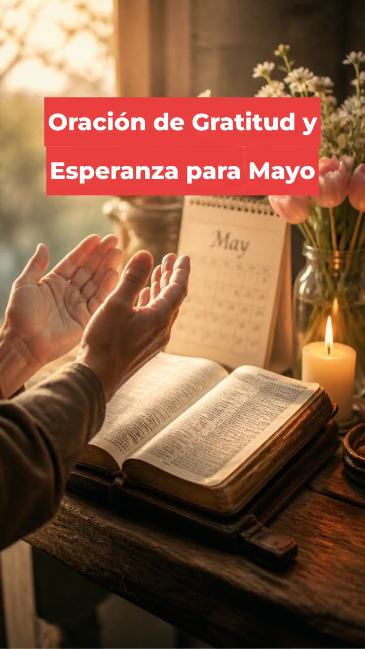 Oración de Gratitud y Esperanza para Mayo