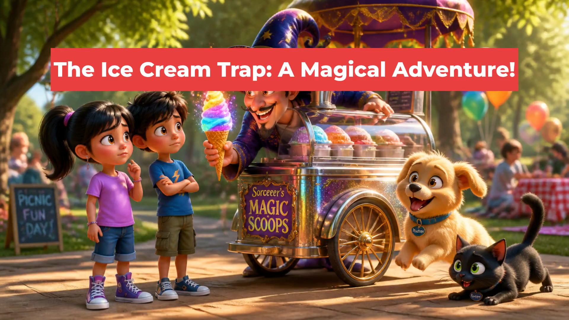 The Ice Cream Trap: A Magical Adventure!
