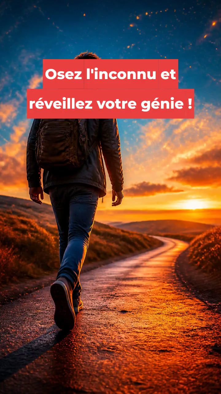 Osez l'inconnu et réveillez votre génie !