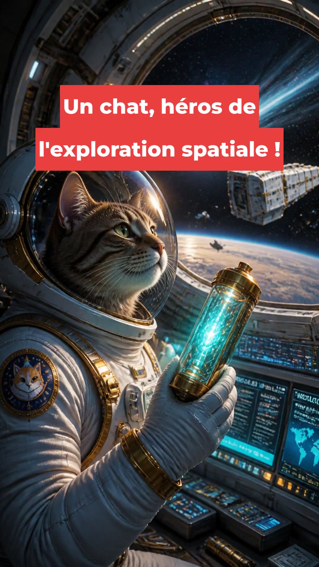 Un chat, héros de l'exploration spatiale !