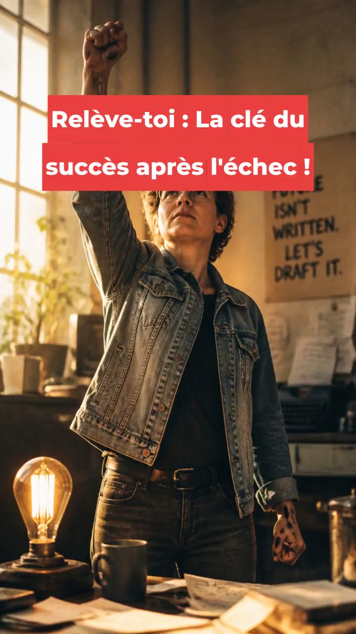 Relève-toi : La clé du succès après l'échec !