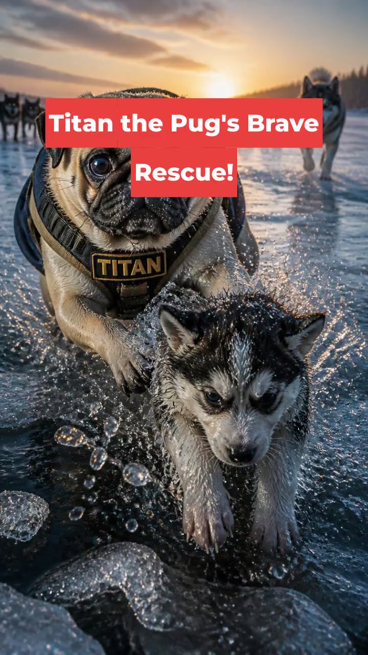 Titan the Pug's Brave Rescue!