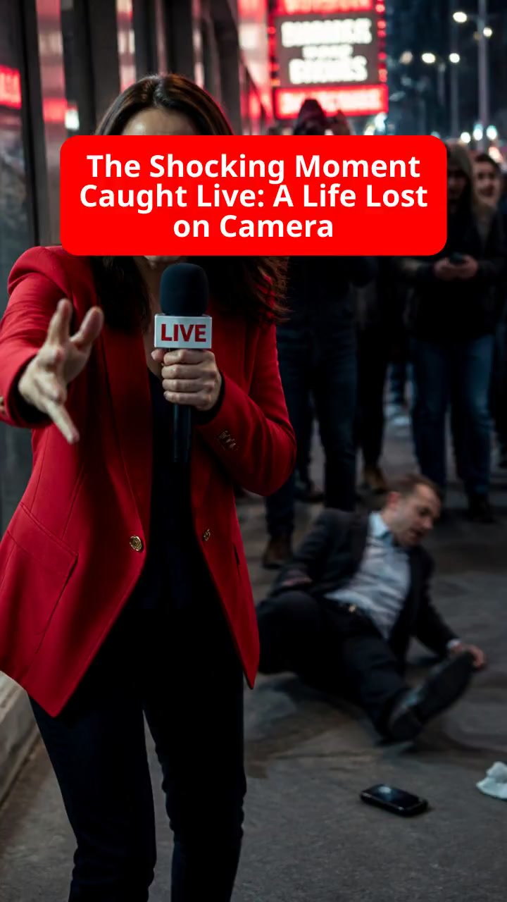 The Shocking Moment Caught Live: A Life Lost on Camera
