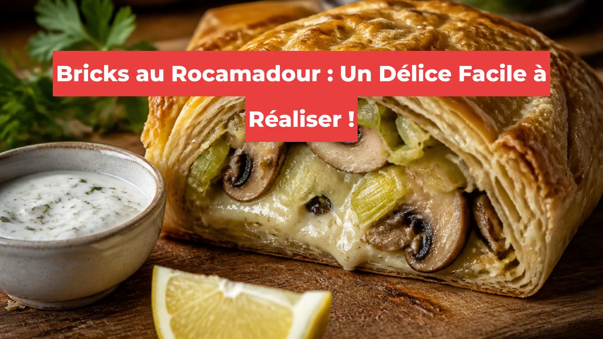 Bricks au Rocamadour : Un Délice Facile à Réaliser !
