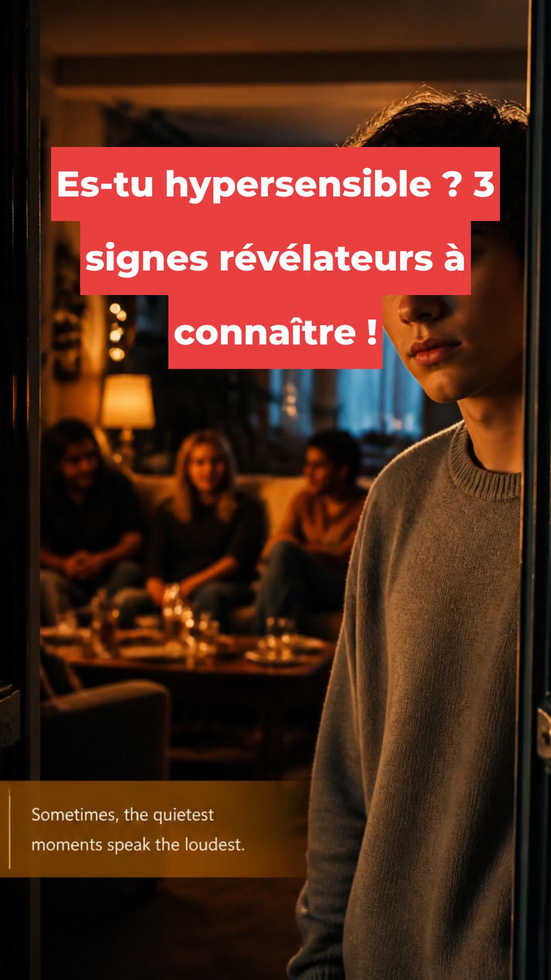 Es-tu hypersensible ? 3 signes révélateurs à connaître !