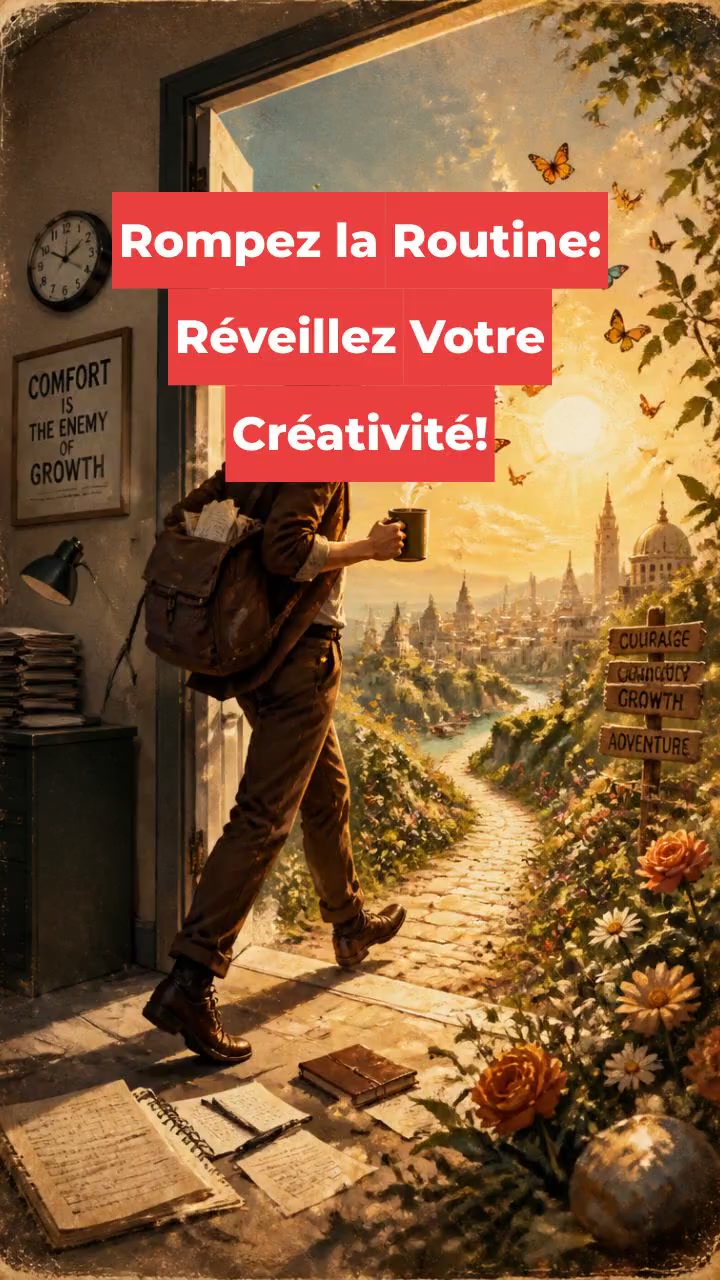 Rompez la Routine: Réveillez Votre Créativité!