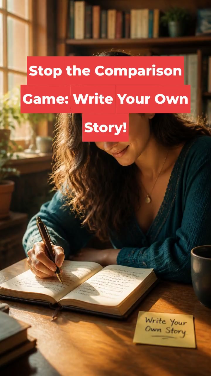 Stop the Comparison Game: Write Your Own Story!