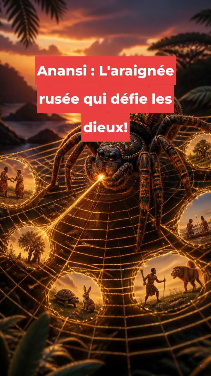 Anansi : L'araignée rusée qui défie les dieux!