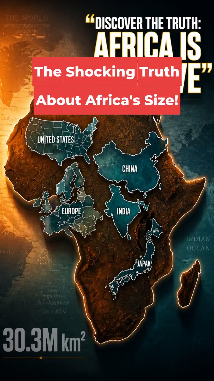 The Shocking Truth About Africa's Size!