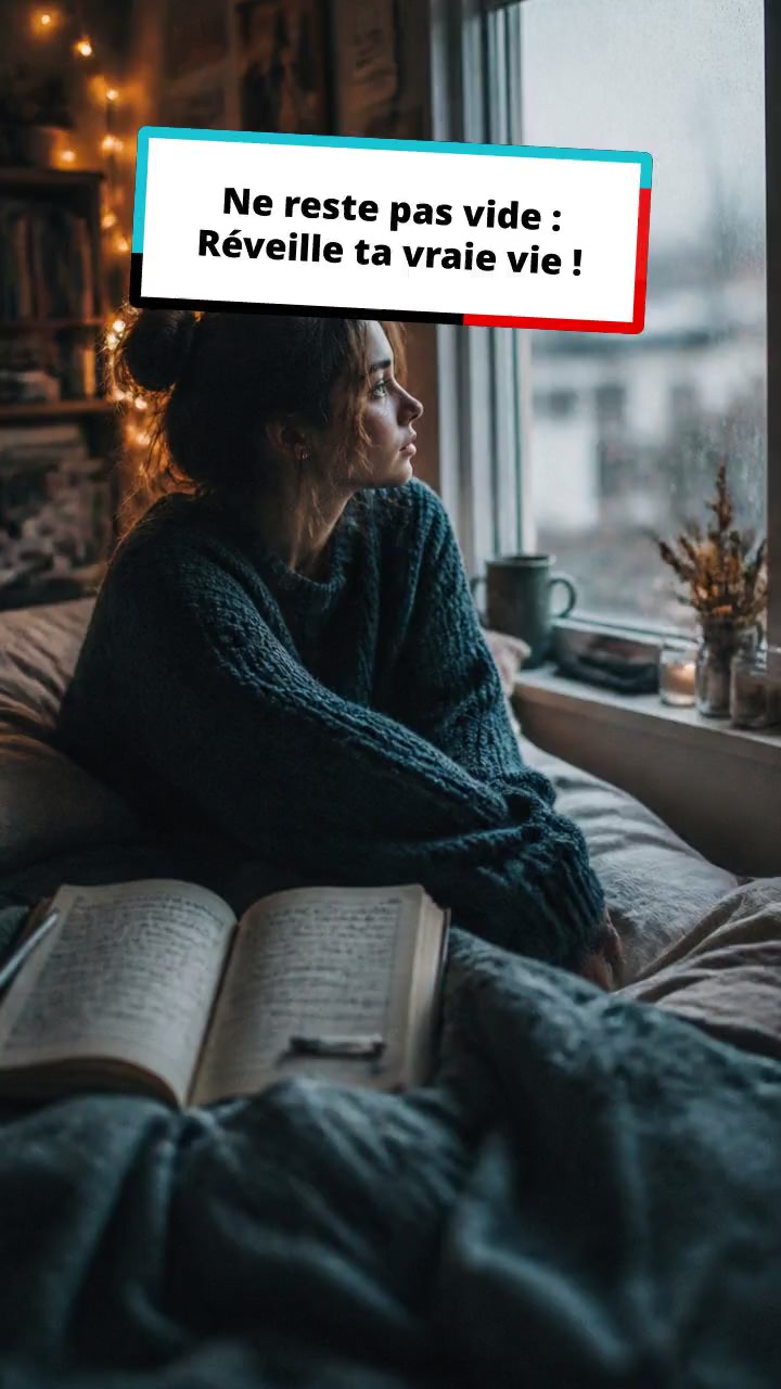 Ne reste pas vide : Réveille ta vraie vie !