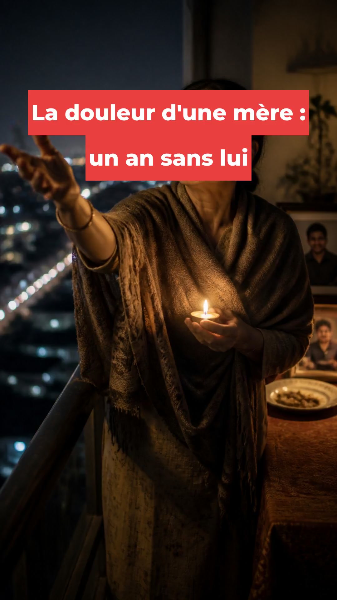 La douleur d'une mère : un an sans lui