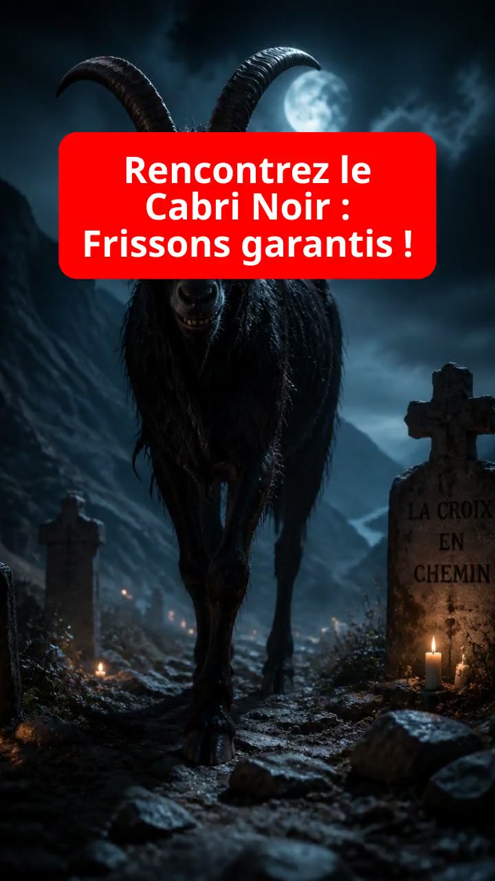 Rencontrez le Cabri Noir : Frissons garantis !