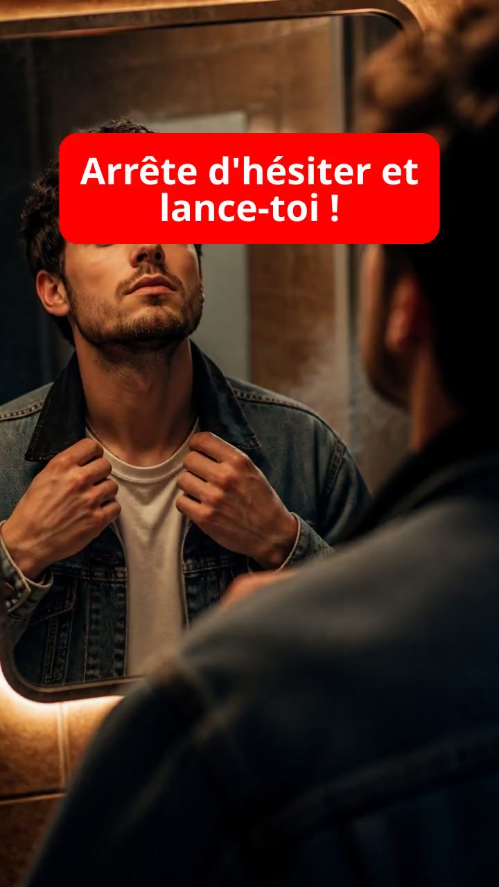 Arrête d'hésiter et lance-toi !