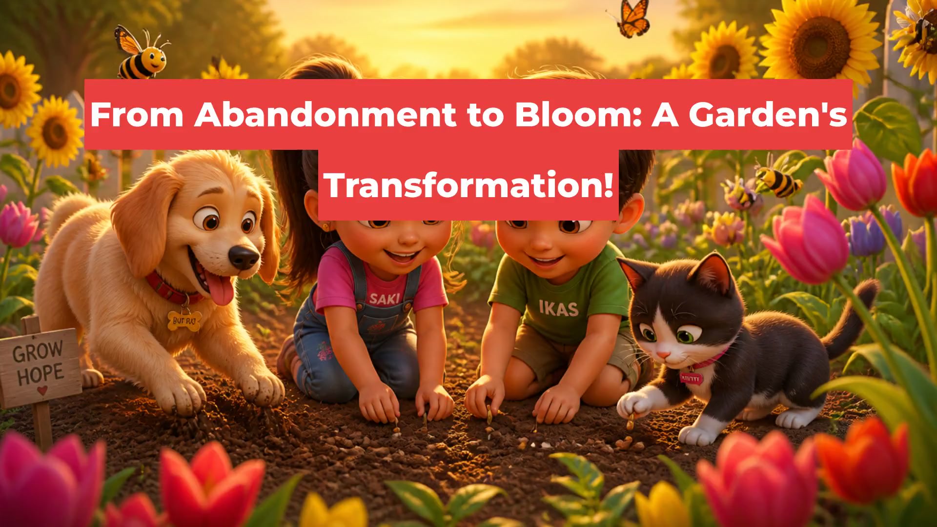 From Abandonment to Bloom: A Garden's Transformation!