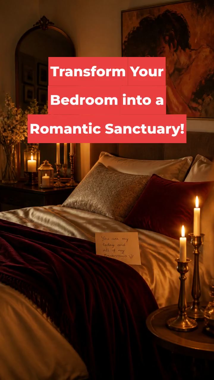 Transform Your Bedroom into a Romantic Sanctuary!