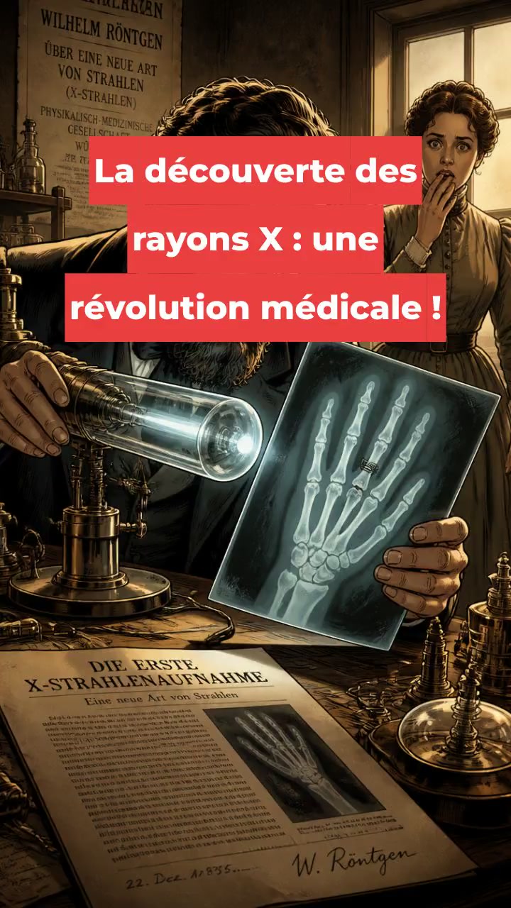 La découverte des rayons X : une révolution médicale !
