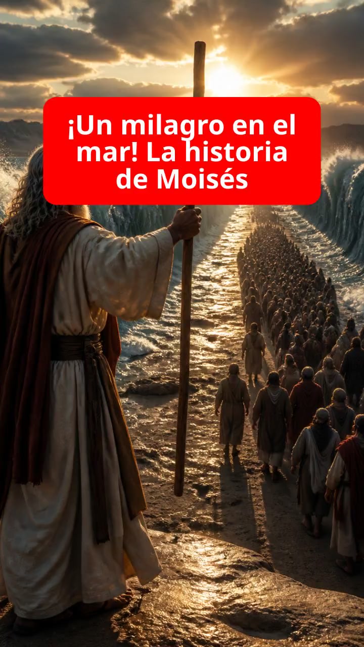 ¡Un milagro en el mar! La historia de Moisés