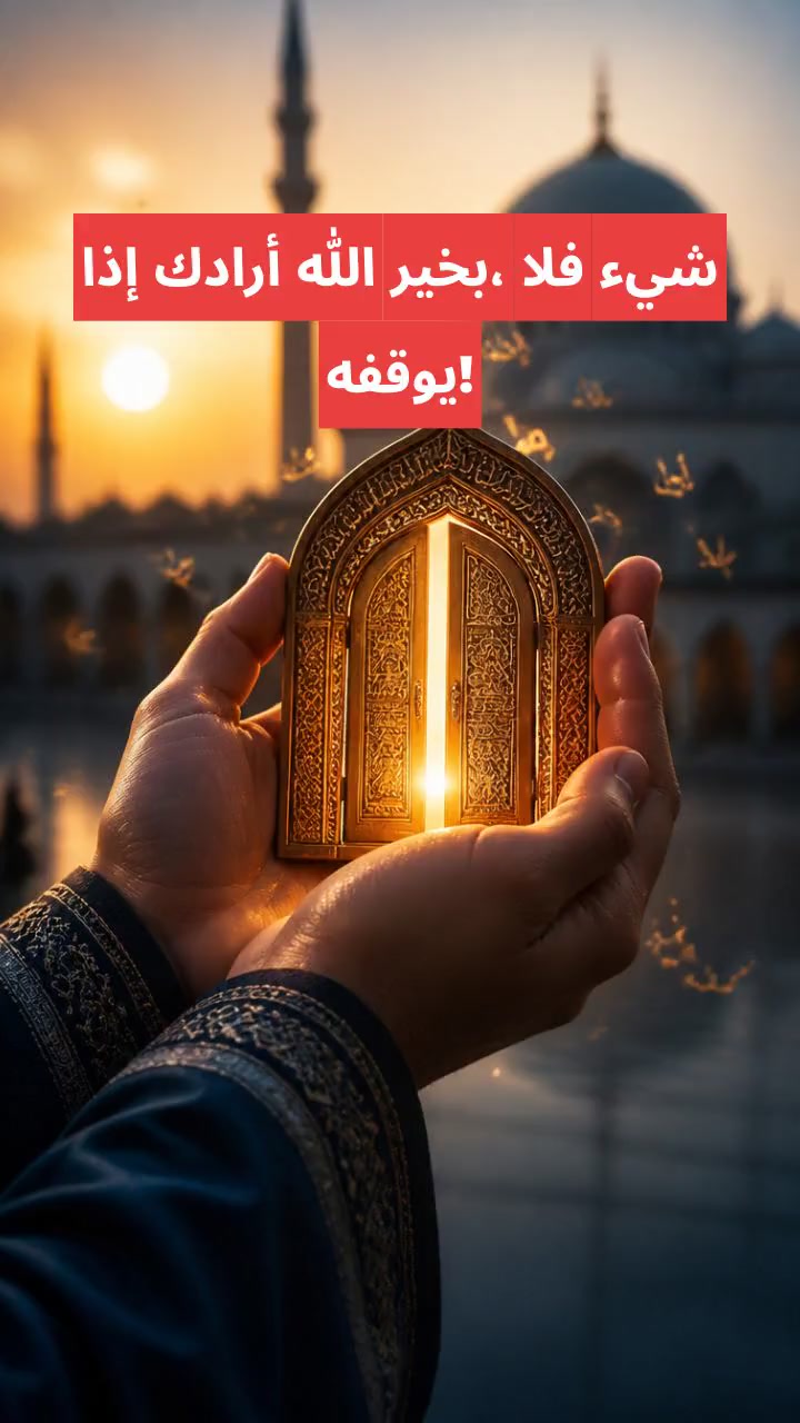 إذا أرادك الله بخير، فلا شيء يوقفه!