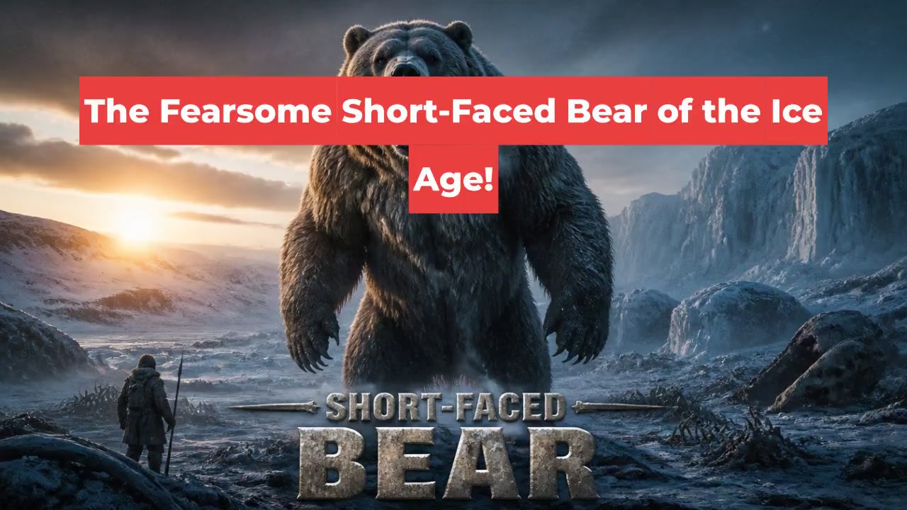 The Fearsome Short-Faced Bear of the Ice Age!
