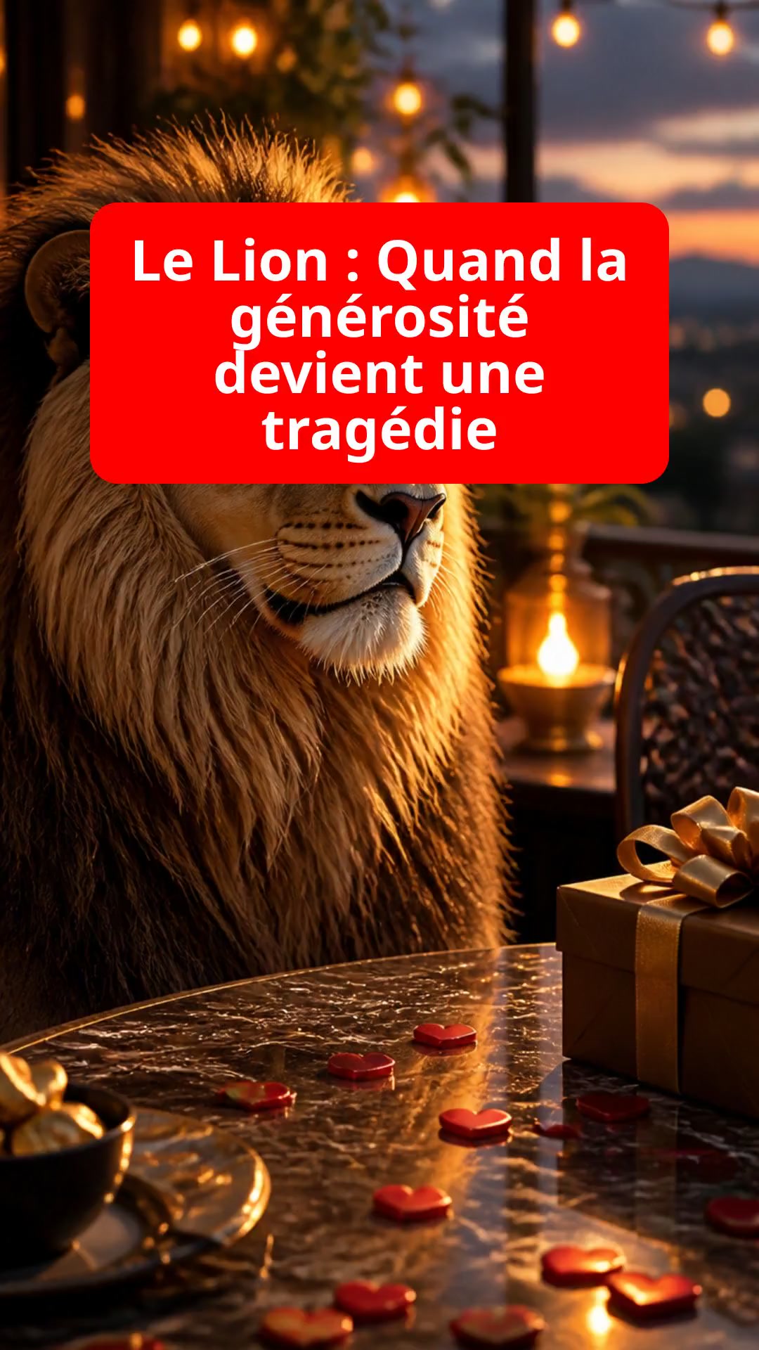 Le Lion : Quand la générosité devient une tragédie