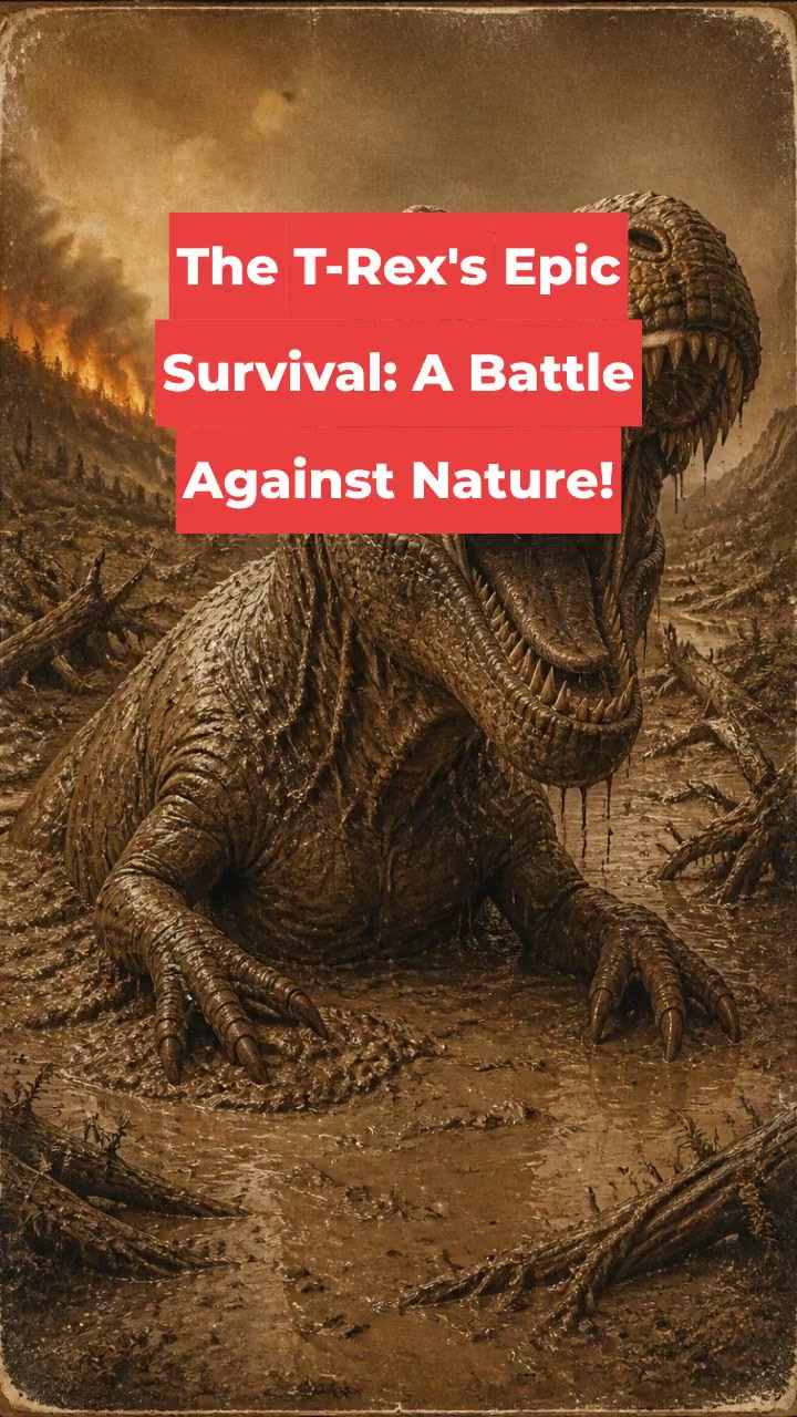 The T-Rex's Epic Survival: A Battle Against Nature!