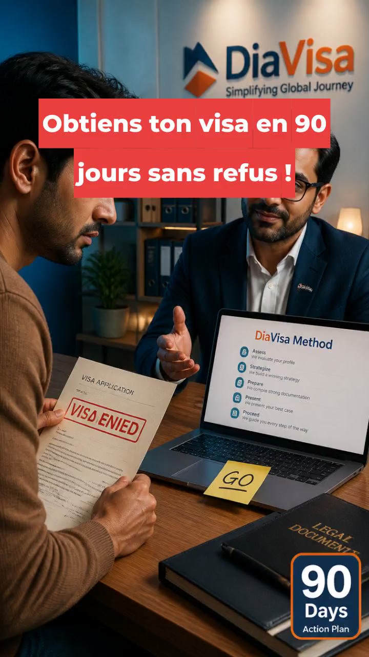 Obtiens ton visa en 90 jours sans refus !