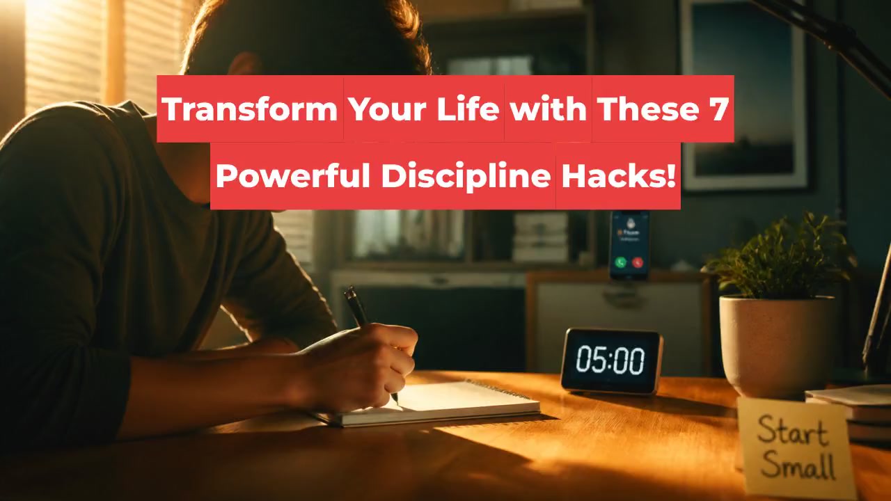 Transform Your Life with These 7 Powerful Discipline Hacks!