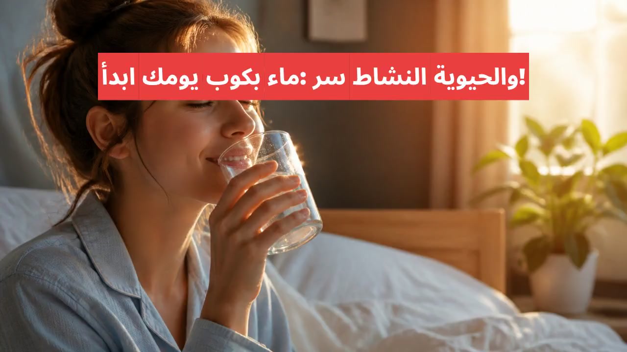 ابدأ يومك بكوب ماء: سر النشاط والحيوية!