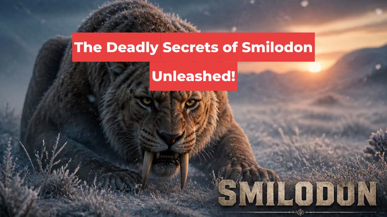 The Deadly Secrets of Smilodon Unleashed!