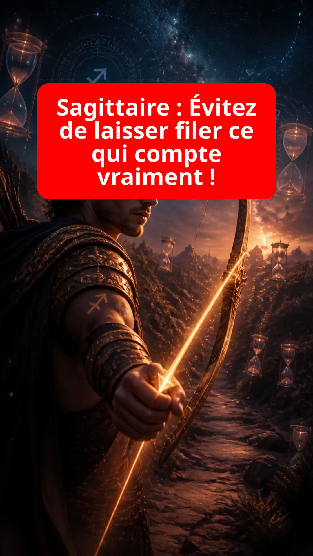 Sagittaire : Évitez de laisser filer ce qui compte vraiment !