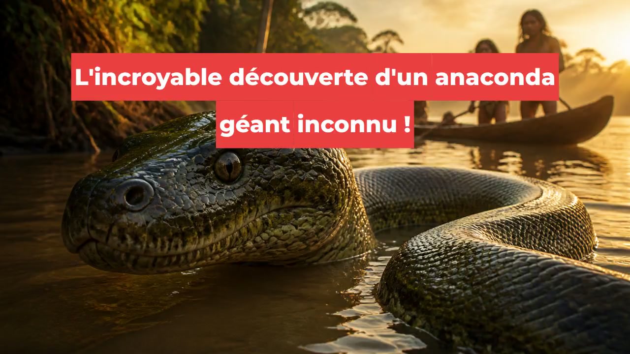 L'incroyable découverte d'un anaconda géant inconnu !