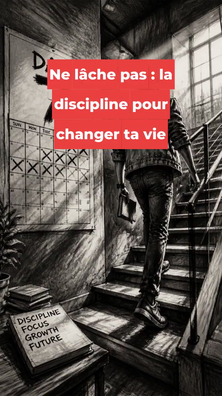Ne lâche pas : la discipline pour changer ta vie