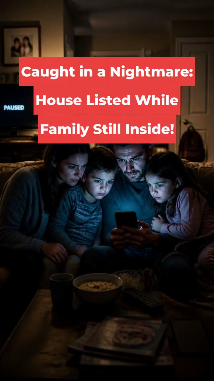 Caught in a Nightmare: House Listed While Family Still Inside!