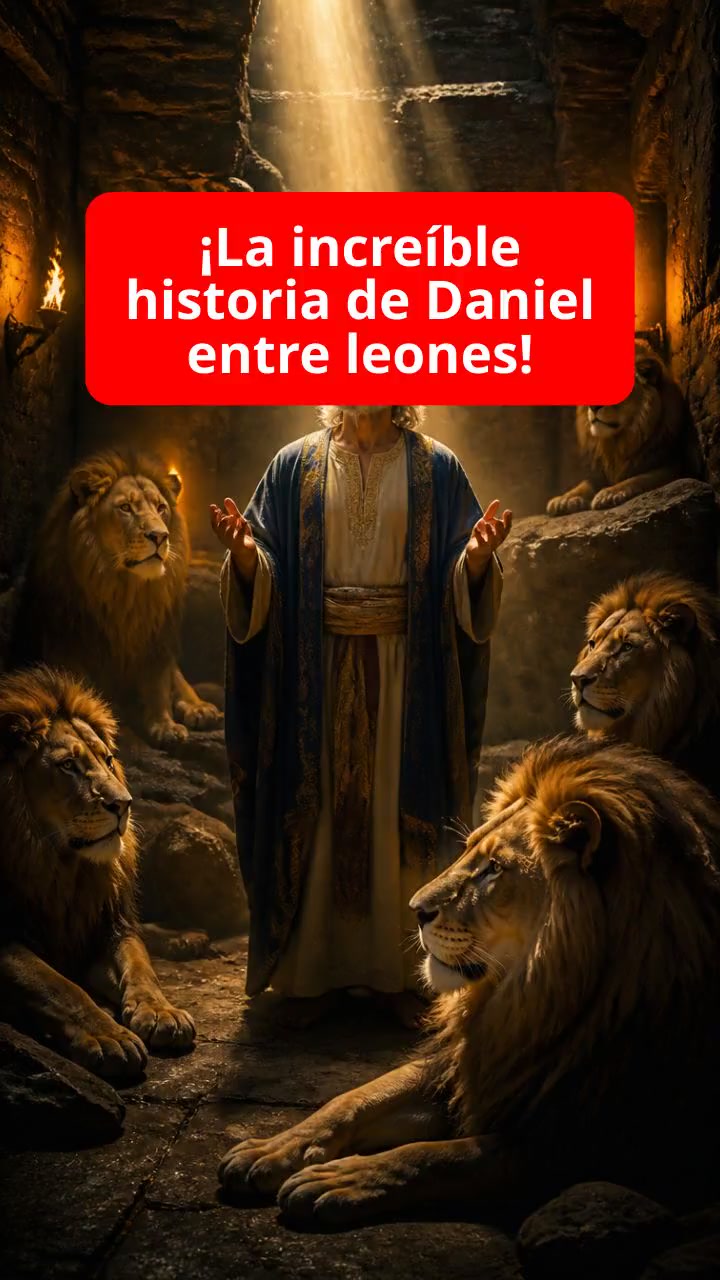 ¡La increíble historia de Daniel entre leones!