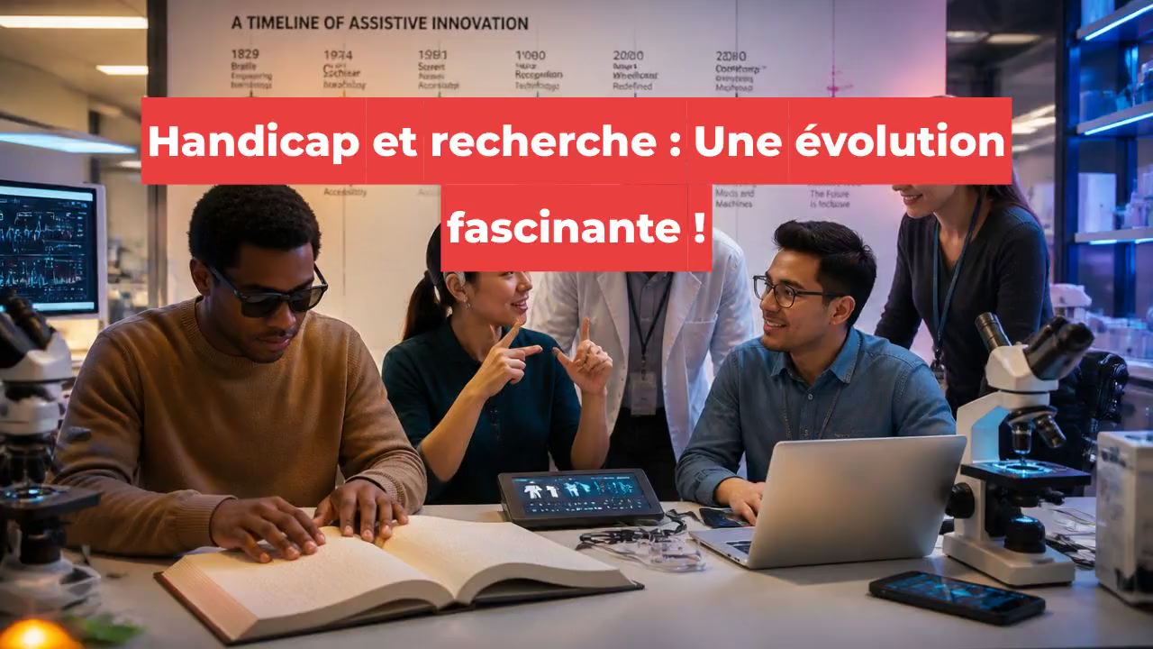 Handicap et recherche : Une évolution fascinante !