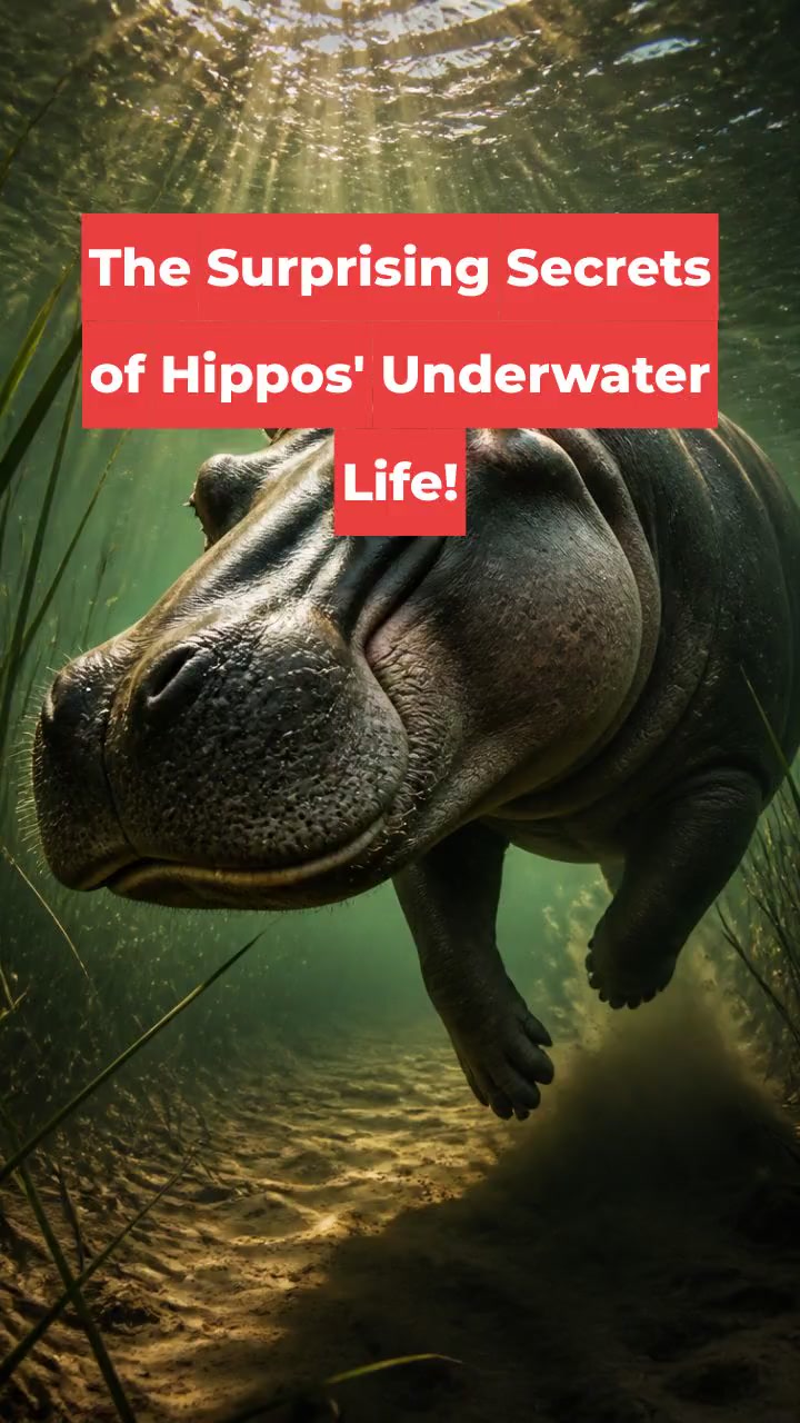 The Surprising Secrets of Hippos' Underwater Life!